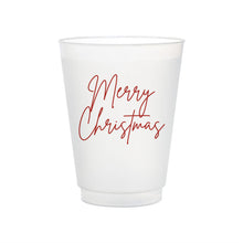 Load image into Gallery viewer, Santa Merry Christmas Frosted Flex Cups