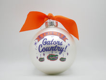 Load image into Gallery viewer, Florida Mascot Glass Ball Ornament