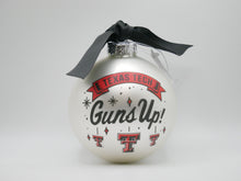 Load image into Gallery viewer, Texas Tech Mascot Glass Ball Ornament