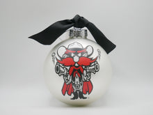 Load image into Gallery viewer, Texas Tech Mascot Glass Ball Ornament