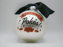 Load image into Gallery viewer, Oklahoma State Mascot Glass Ball Ornament
