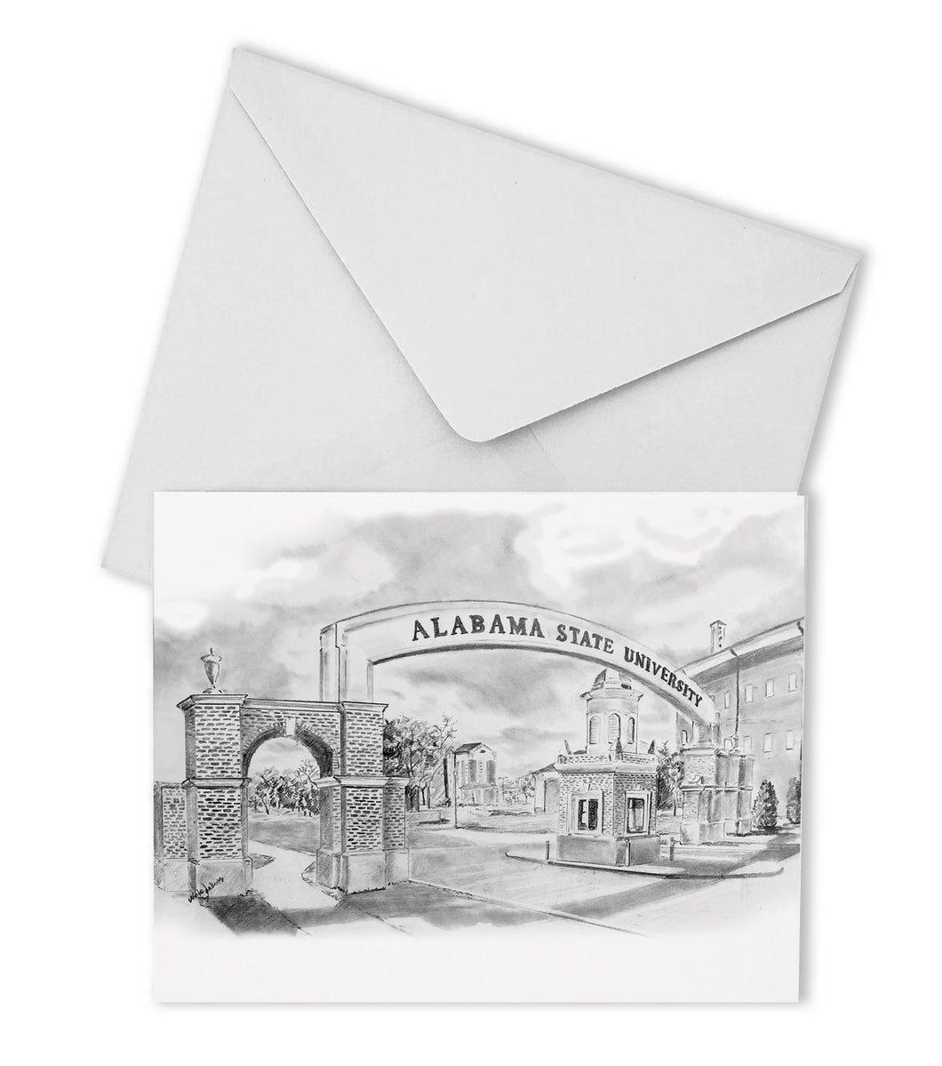 Alabama State Campus Boxed Note Cards