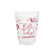 Alabama Frosted Flex Party Cups (8-Pack)