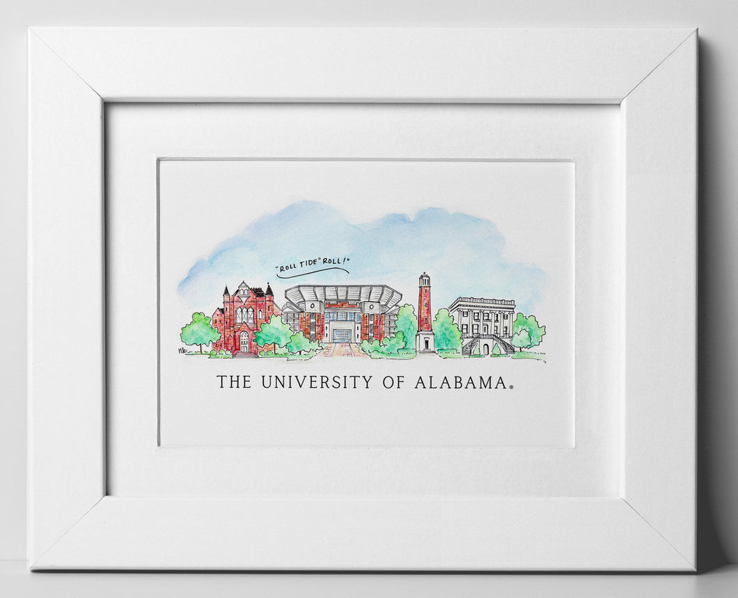 Alabama Skyline 8x10 Prints