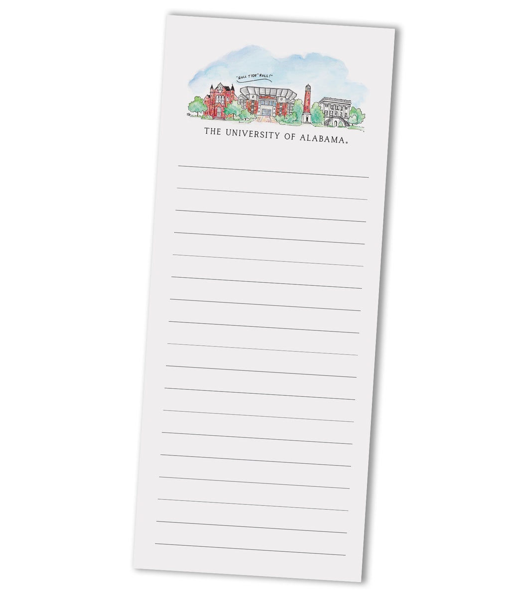 Alabama Skyline 3.5x8.5 Notepad