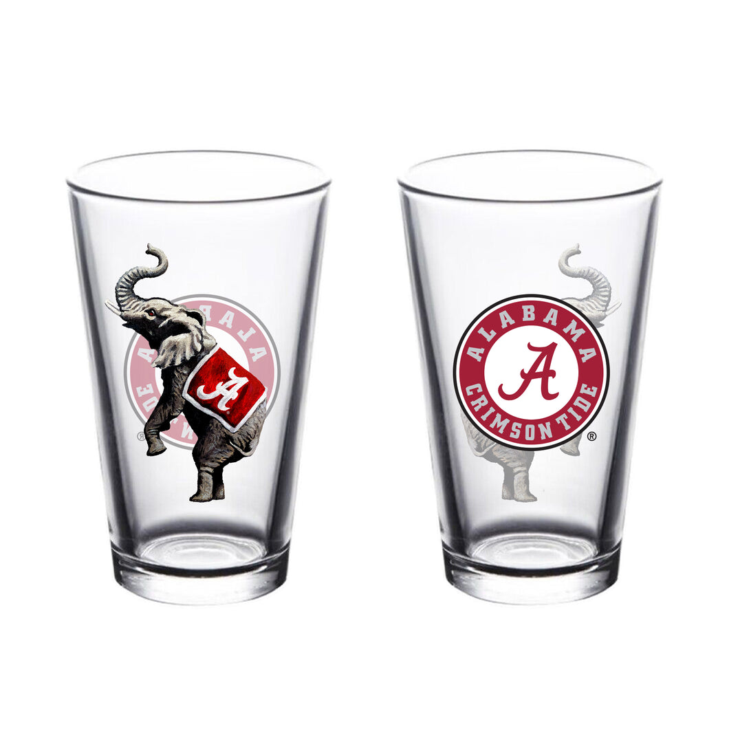 Alabama Mascot Pint Glass