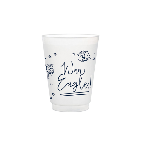 Auburn Frosted Flex Party Cup (8-Pack)