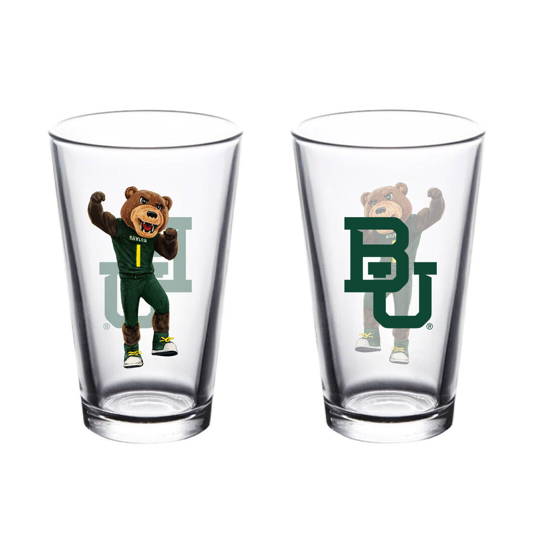 Baylor Mascot Pint Glass
