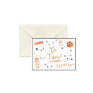 Clemson Confetti Boxed Notecards