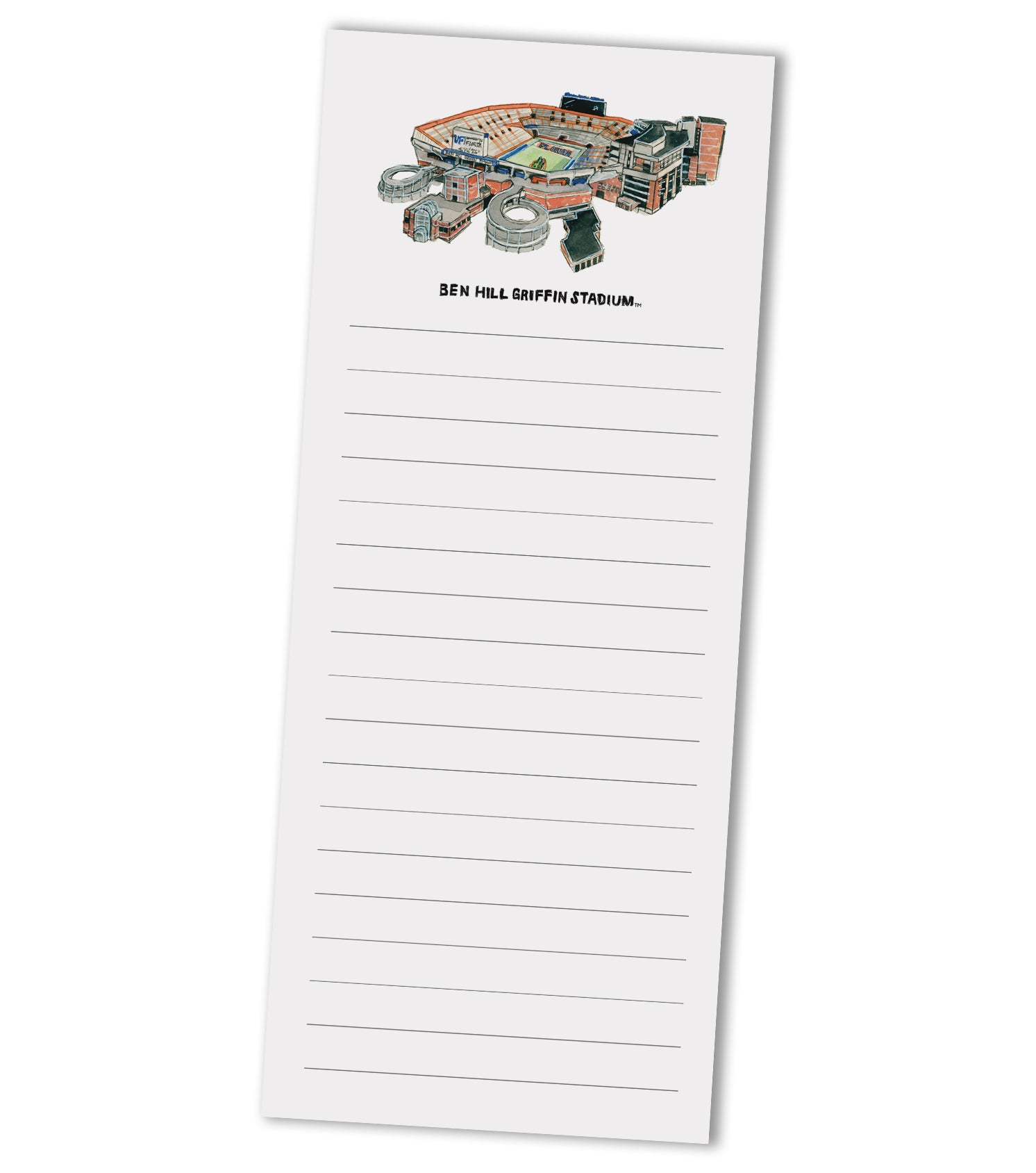 Florida Stadium 3.5x8.5 Notepad – Valiant Gifts Wholesale