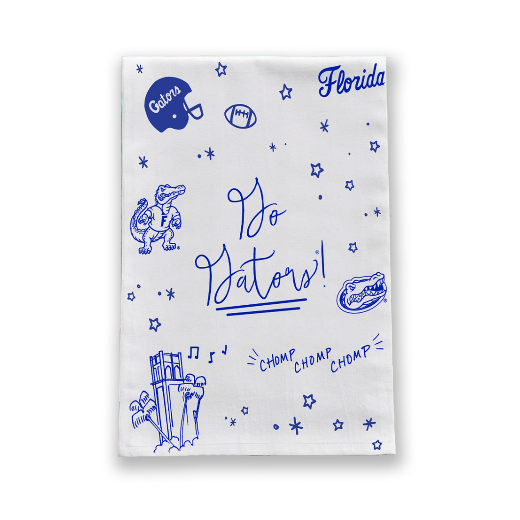 Florida Confetti Tea Towel