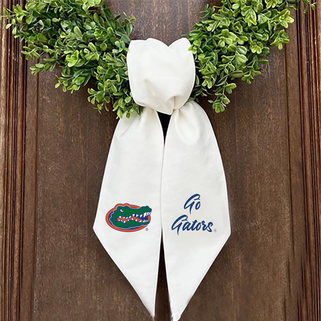Florida Printed Logo Wreath Sash