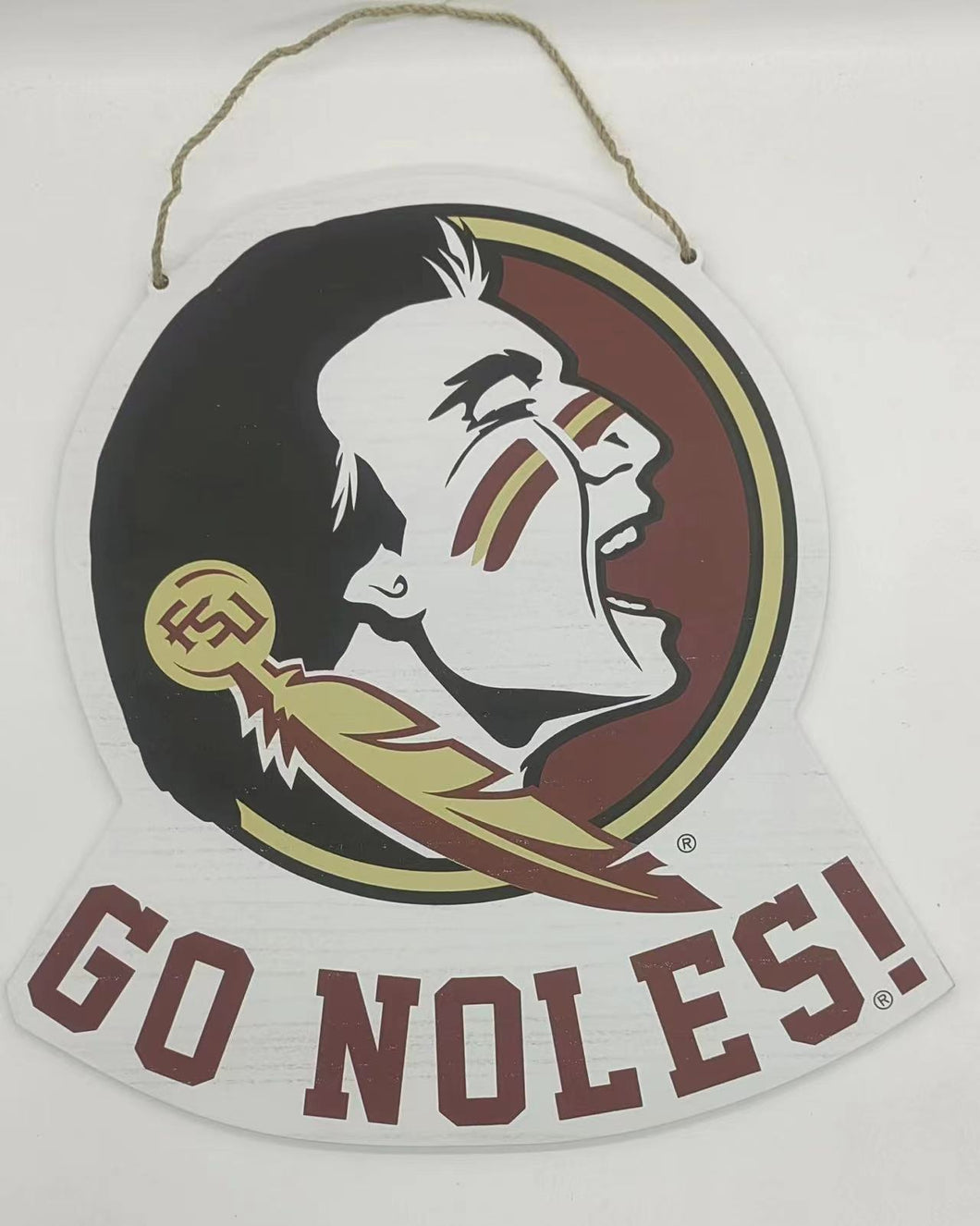 Florida State Logo Wood Door Hanger