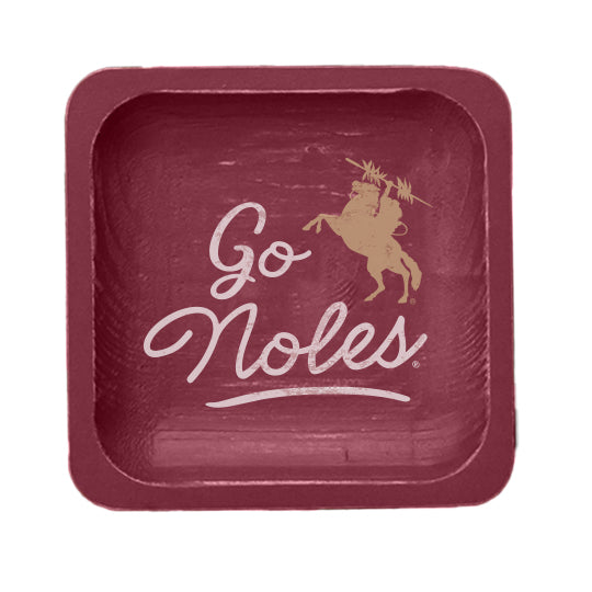 Florida State Spirit Wood Trinket Tray