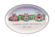 Florida State Skyline Oval Tray