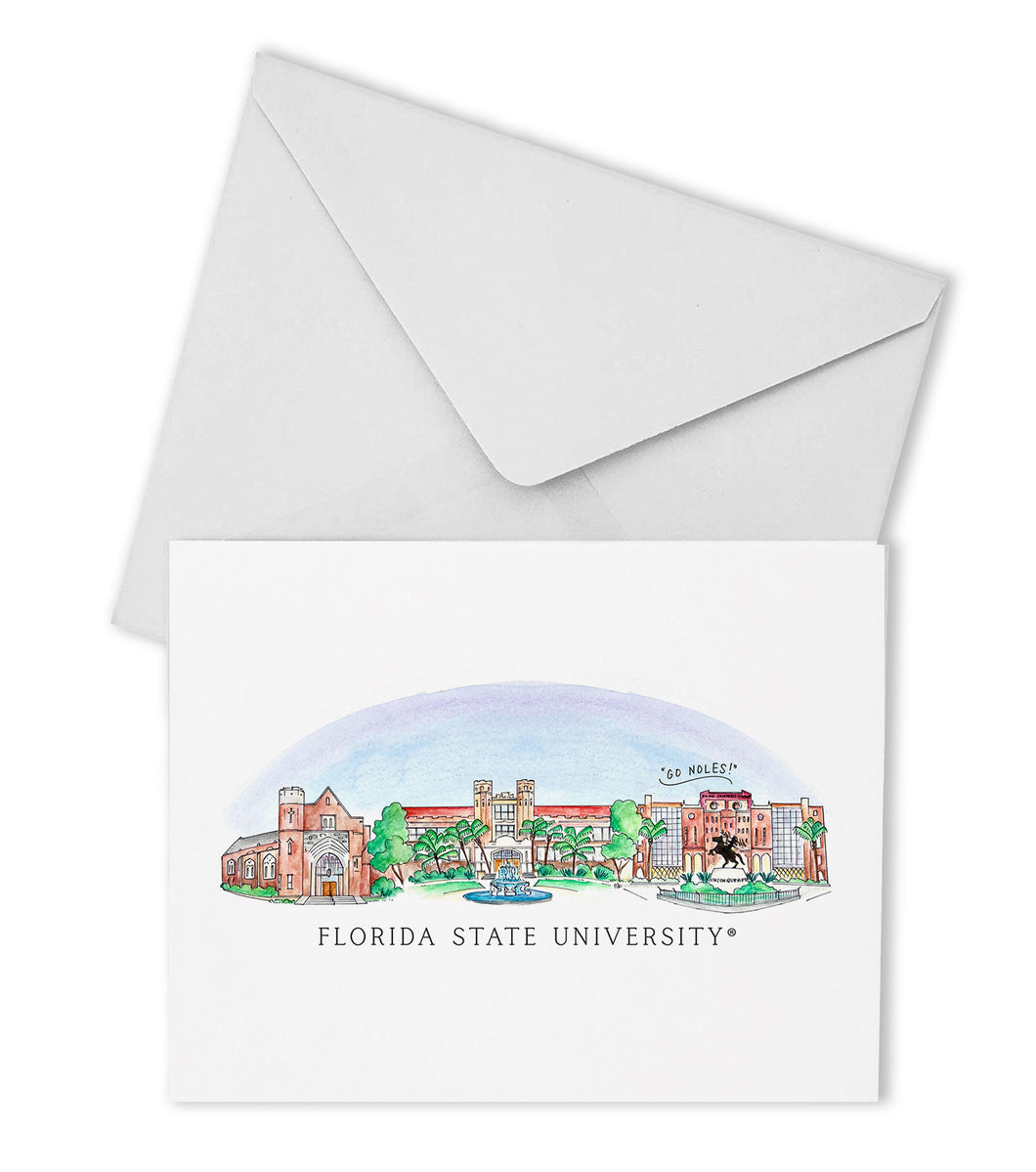 Florida State Skyline Boxed Note Cards