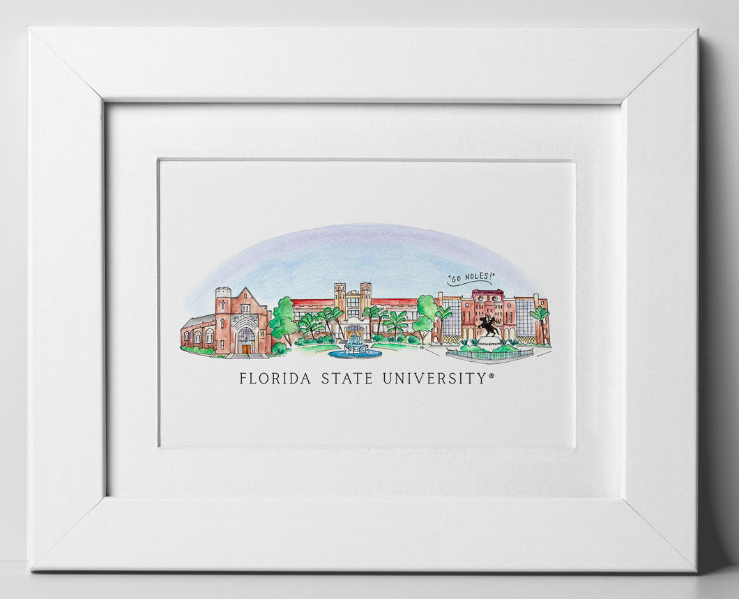 Florida State Skyline 8x10 Prints