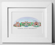 Florida State Skyline 8x10 Prints