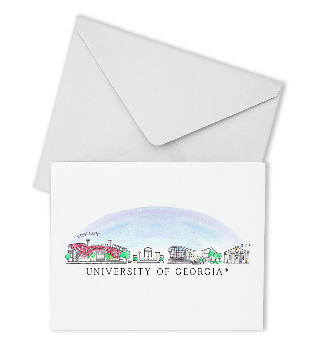 Georgia Skyline Boxed Note Cards