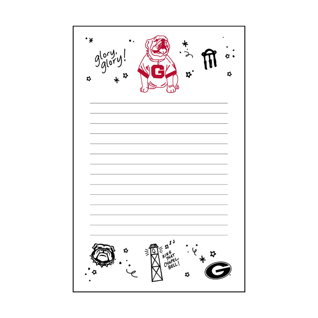 Georgia 5x8 Confetti Notepad