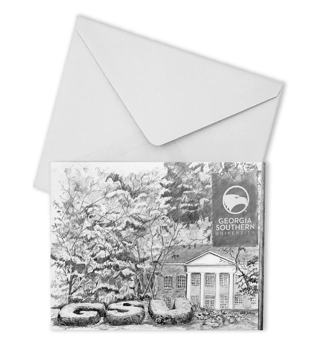 Georgia Southern Campus Boxed Note Cards