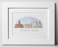 Georgia Tech Skyline 8x10 Prints