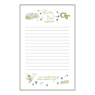 Georgia Tech Confetti 5x8 Notepad