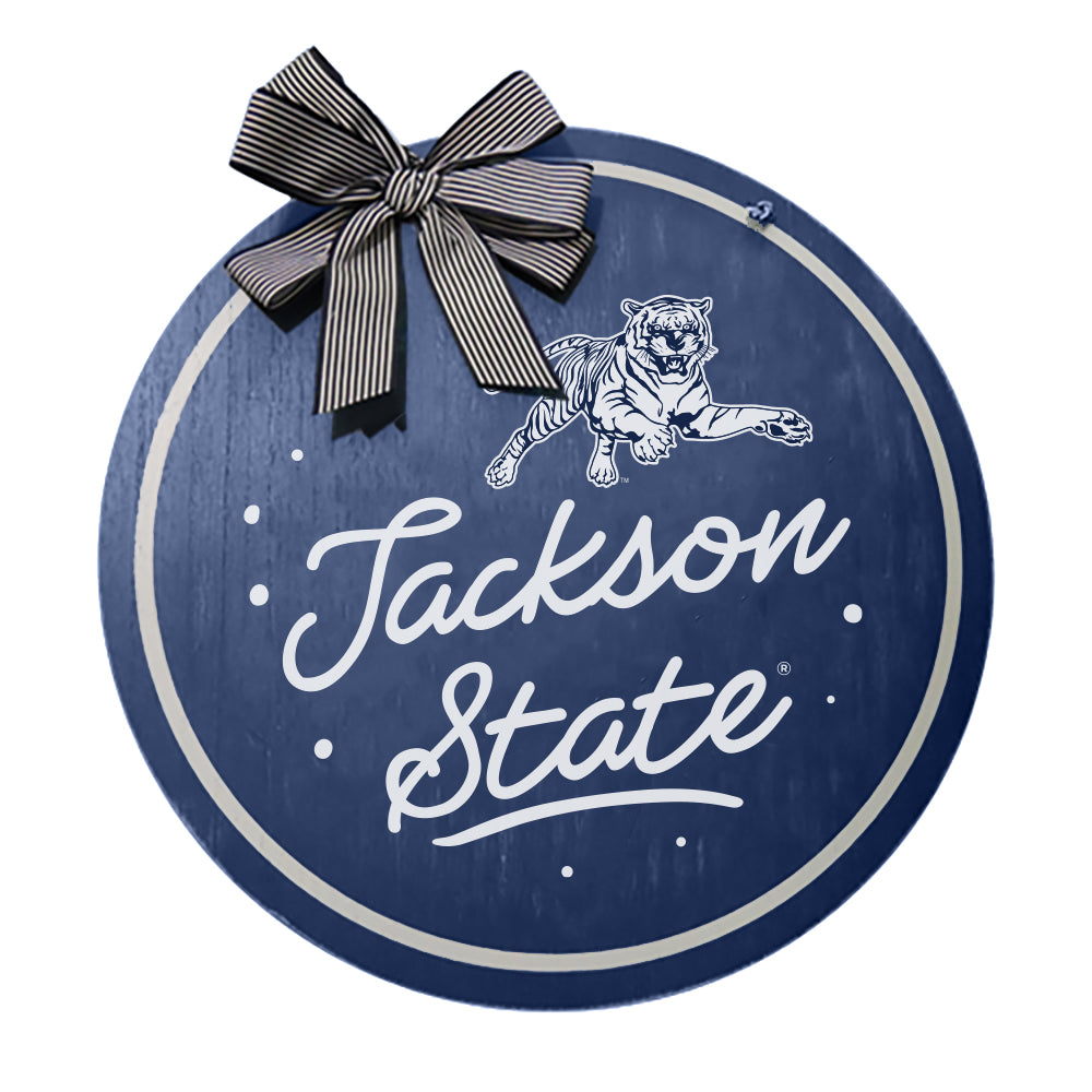 Jackson State Spirit Wood Door Hanger