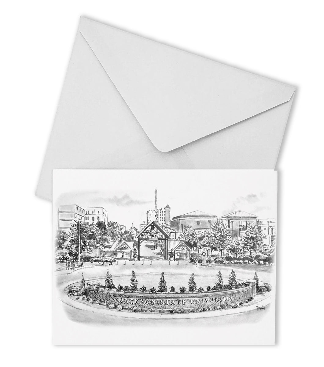 Jackson State Campus Boxed Note Cards