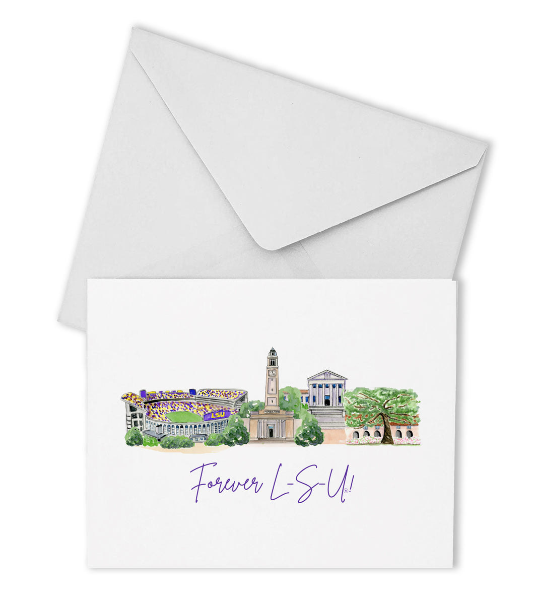 LSU Landmark Boxed Note Cards