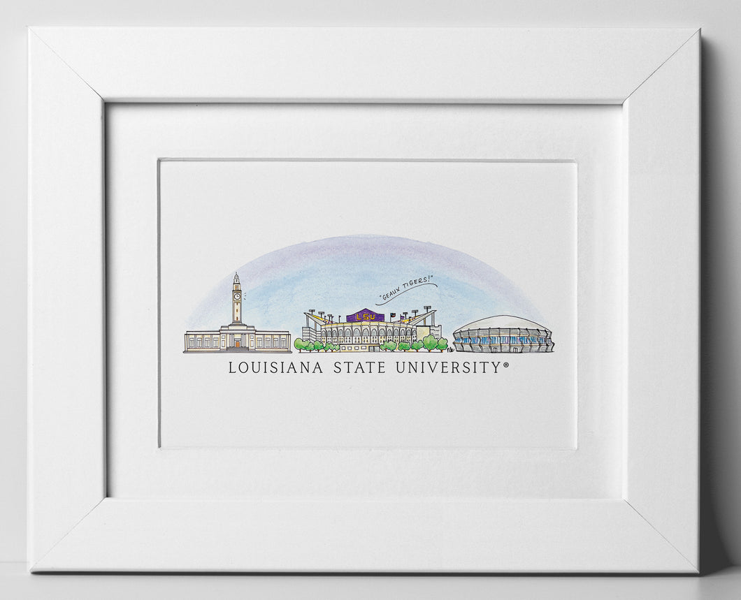LSU Skyline 8x10 Prints