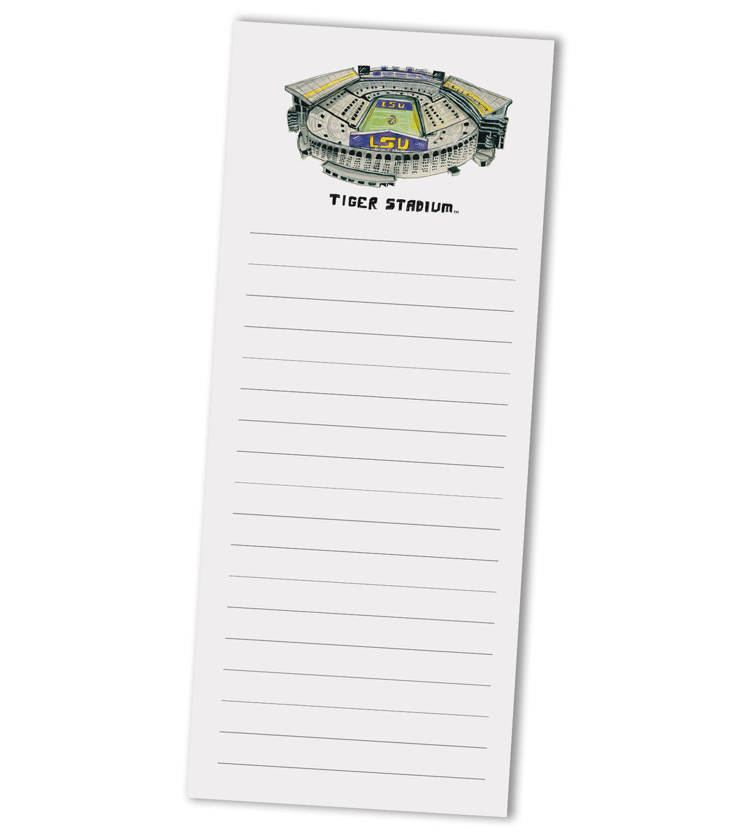 LSU Stadium 3.5x8.5 Notepad