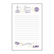 LSU Confetti 5x8 Notepad