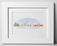 Ole Miss Skyline 8x10 Prints