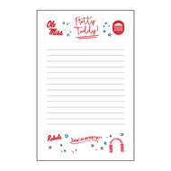 Ole Miss Confetti 5x8 Notepad