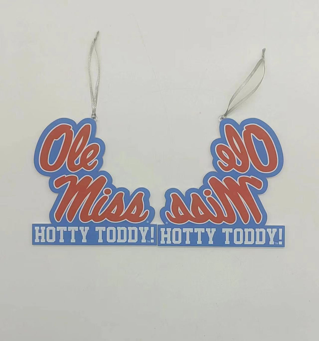 Ole Miss Logo Acrylic Ornament