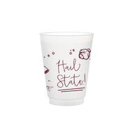 Mississippi State Frosted Flex Party Cups (8-Pack)