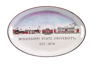 Mississippi State Skyline Oval Tray