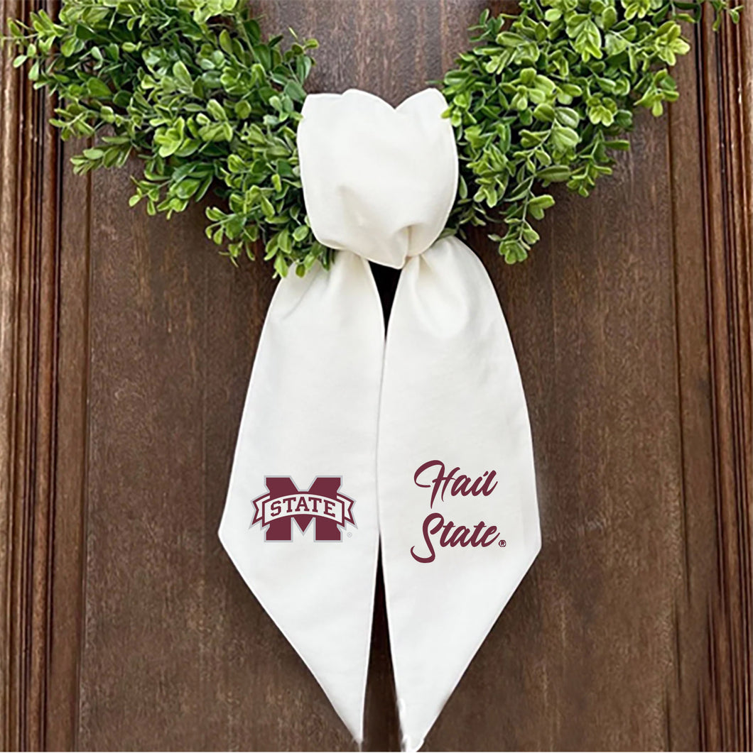 Mississippi Printed Logo Wreath Sash