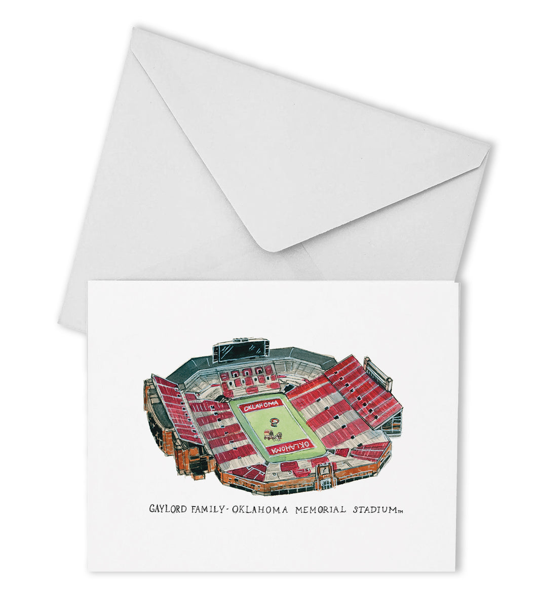 Oklahoma Stadium Boxed Note Cards