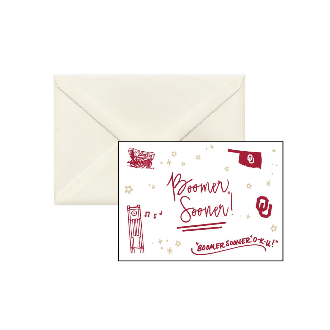 Oklahoma Confetti Boxed Note Cards