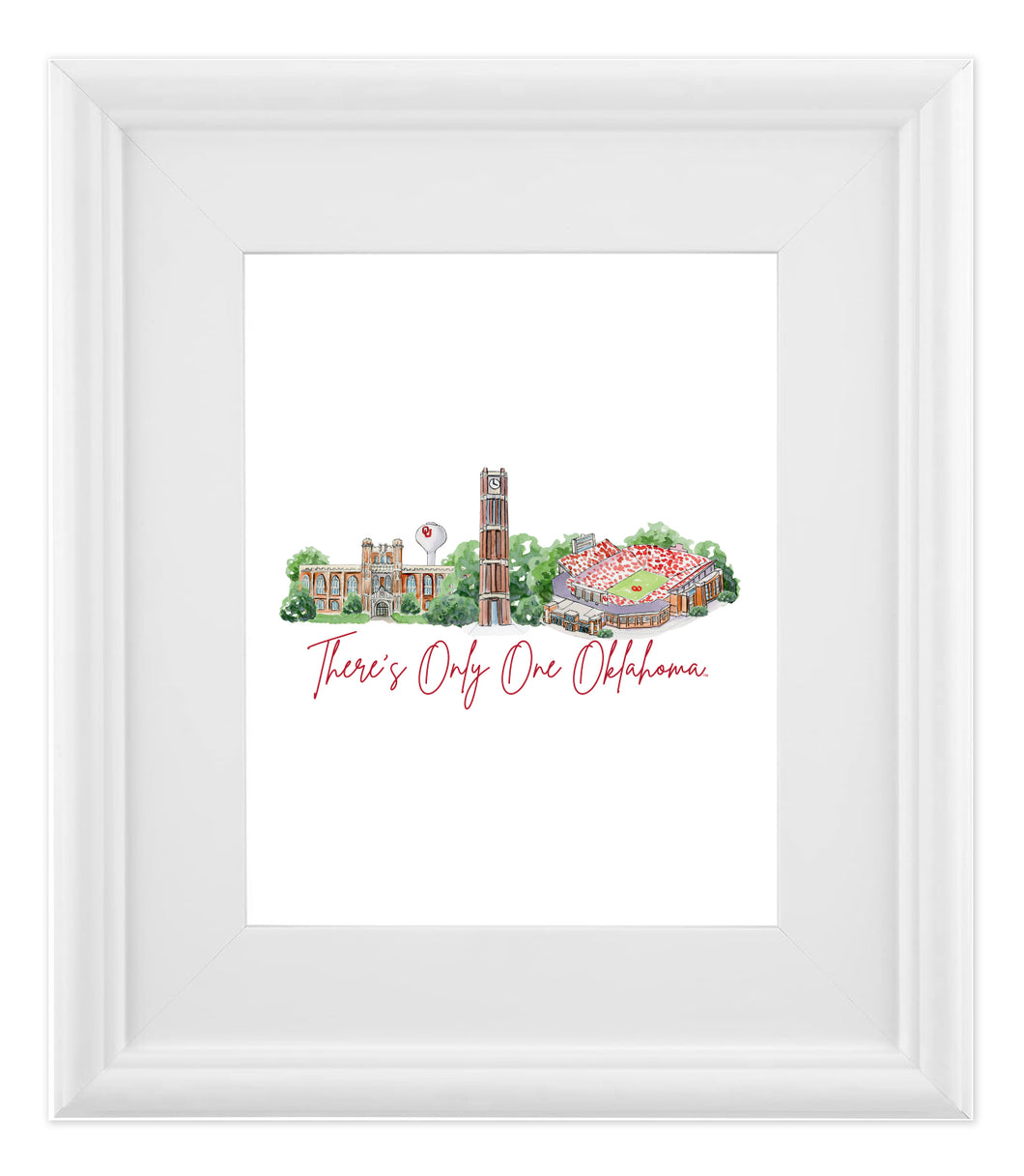 Oklahoma Landmark  8x10 Print