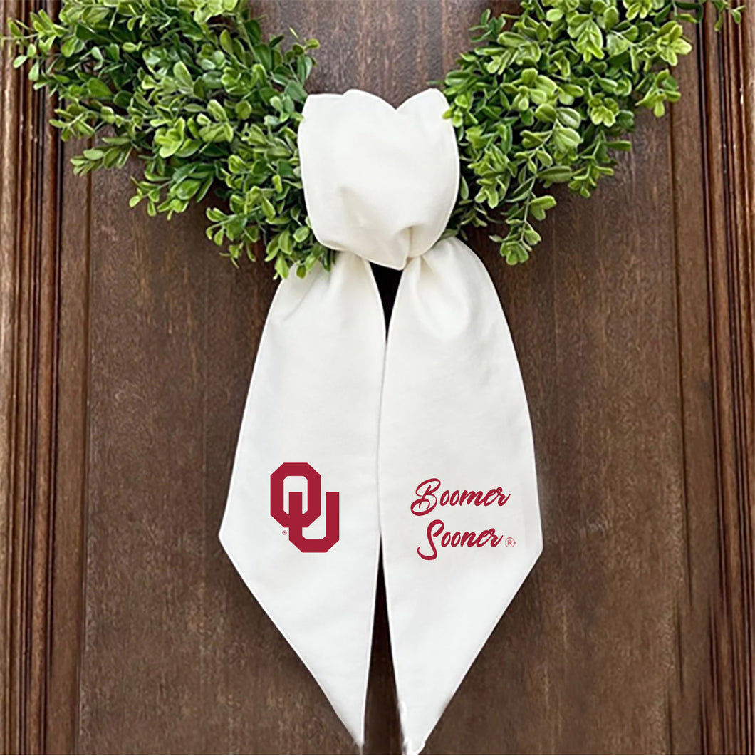 Oklahoma Printed Logo Wreath Sash