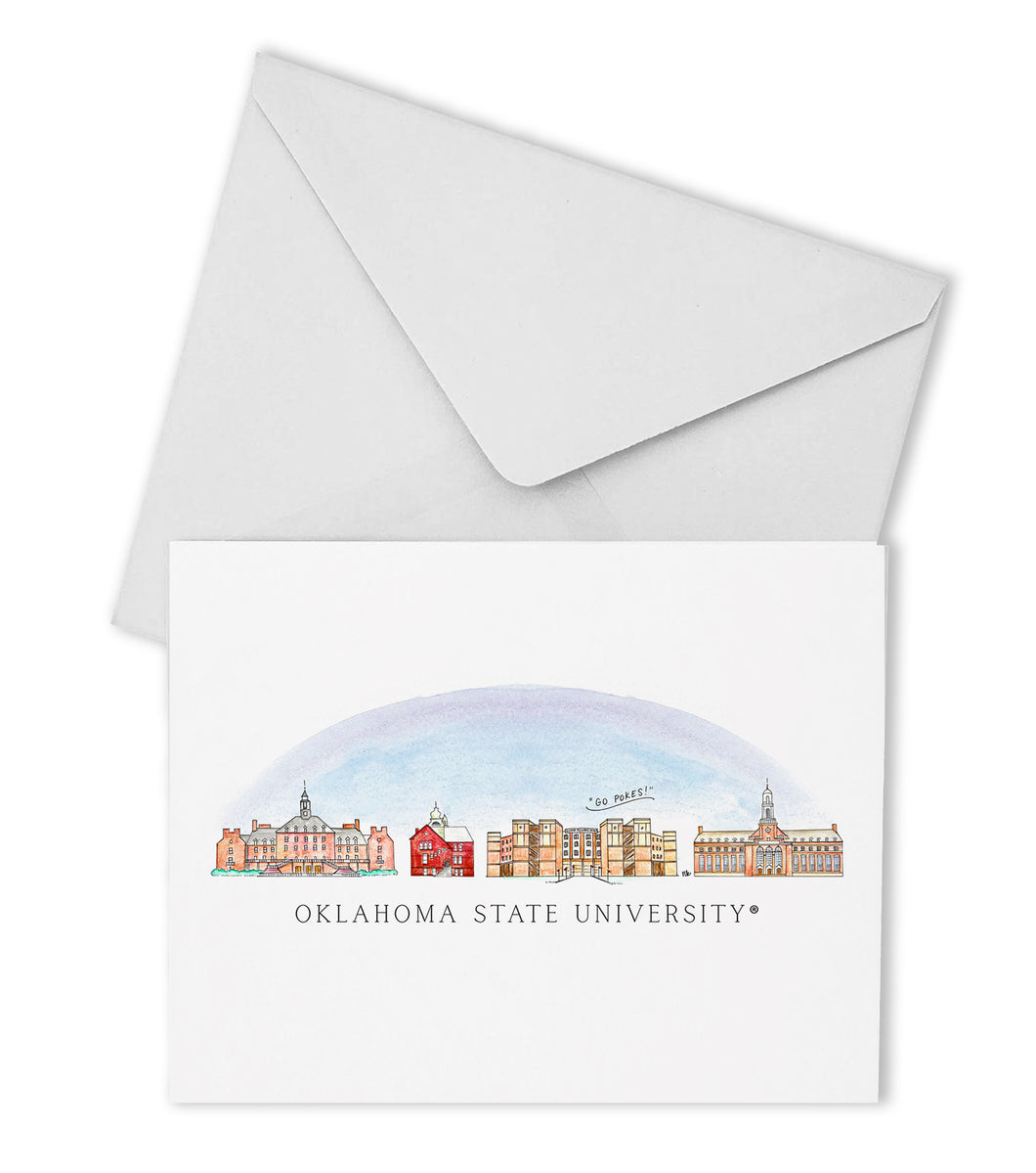 Oklahoma State Skyline Boxed Note Cards