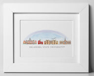 Oklahoma State Skyline 8x10 Prints