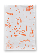 Oklahoma State Confetti Tea Towel