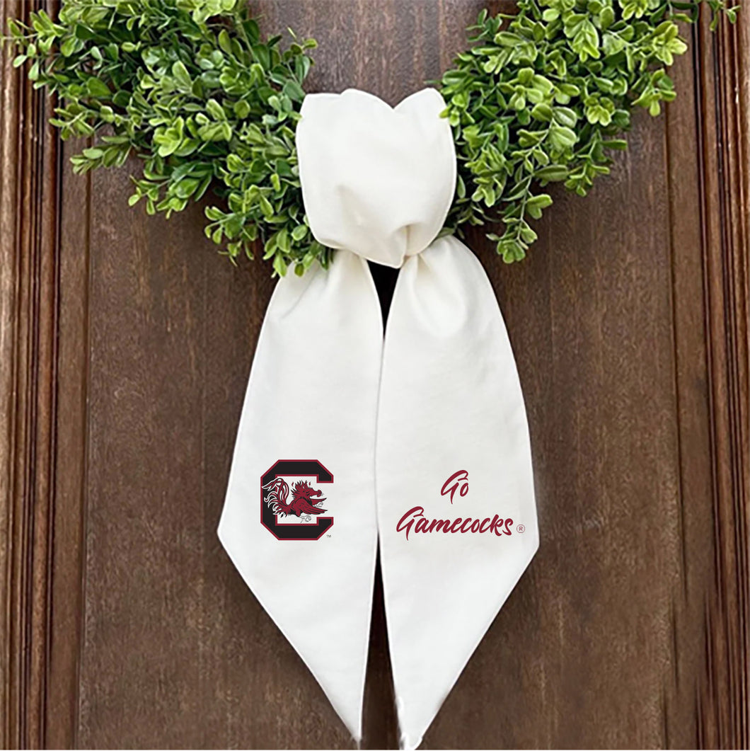 South Carolina Printed Logo Wreath Sash