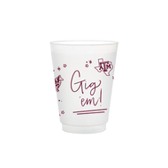 Texas A&M Frosted Flex Party Cups (8-Pack)