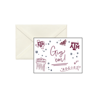 Texas A&M Confetti Boxed Note Cards