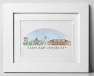 Texas A&M Skyline 8x10 Prints